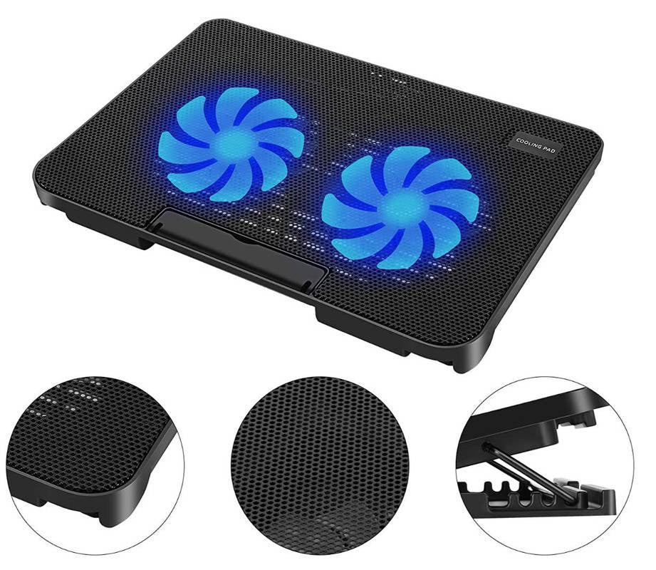 N99 Double Cooling Fan Stand for Laptop / Tablet