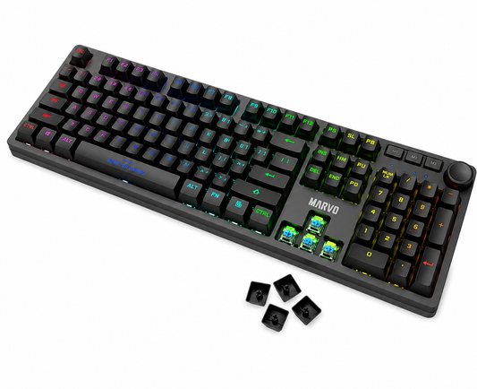 Marvo KG954  Mechanical Gaming Keyboard (Volume Nob)