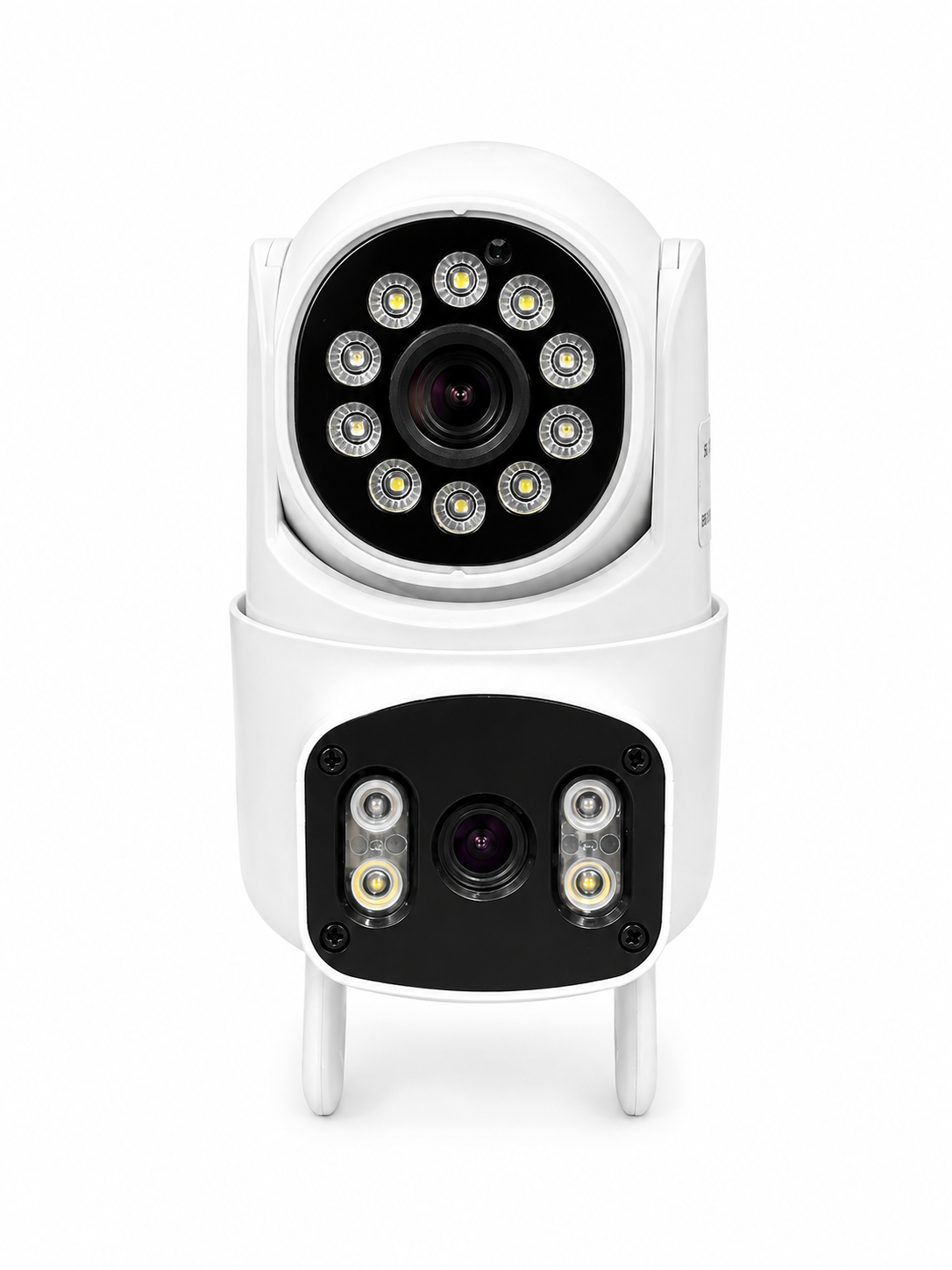 DUAL LENS IP WIRELESS CCTV CAMERA (NIGHT MODE, MOTION DETECTION)