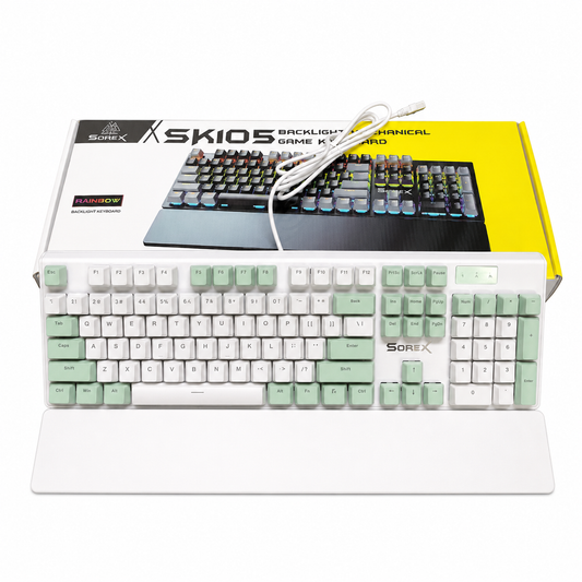 SK 105 MECHANICAL KEYBOARD (WITH WRIST PAD)