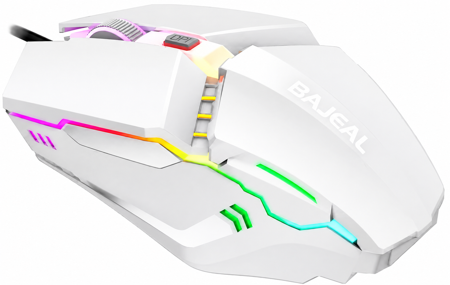 BAJEAL RGB GAMING MOUSE (BLACK,WHITE)