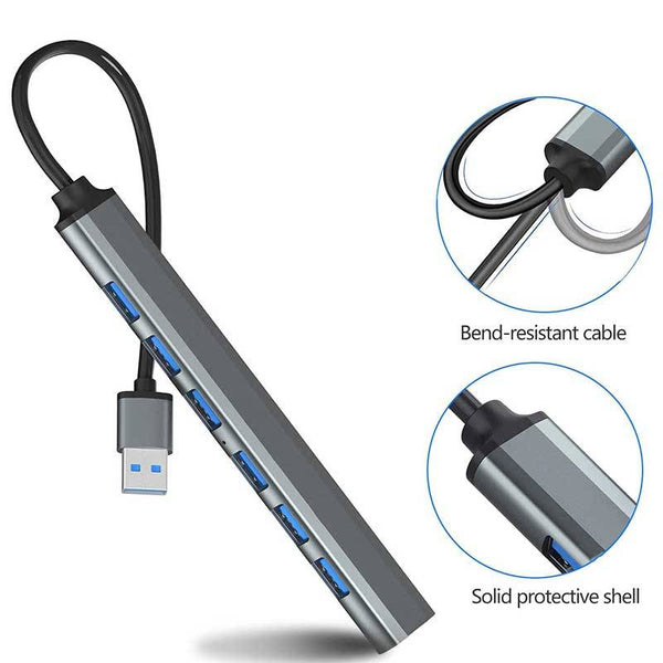 Usb Hub 7 Ports For PC, Laptop