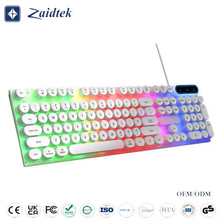 T80 Gaming Keyboard Wired Luminous with RGB Functions