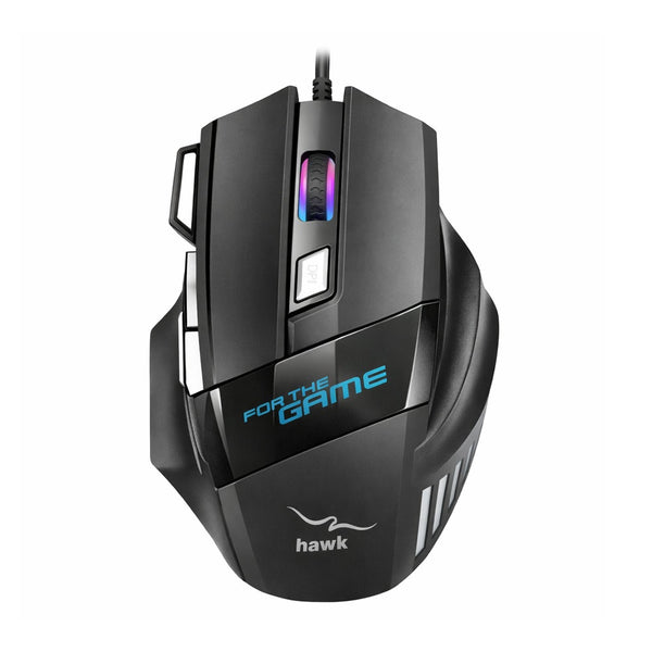 GERLAX MK05 7 KEY RGB BRAIDED WIRE GAMING MOUSE HIGH QUALITY