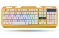 DK527 METAL KEYBOARD WHITE