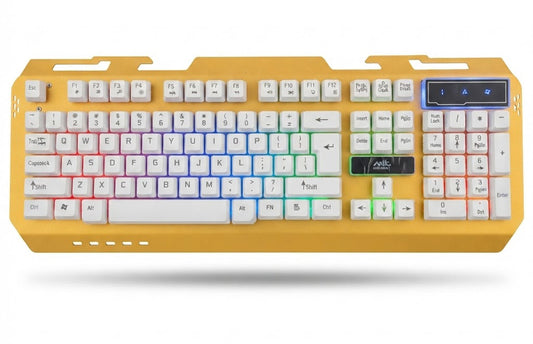 DK527 METAL KEYBOARD WHITE