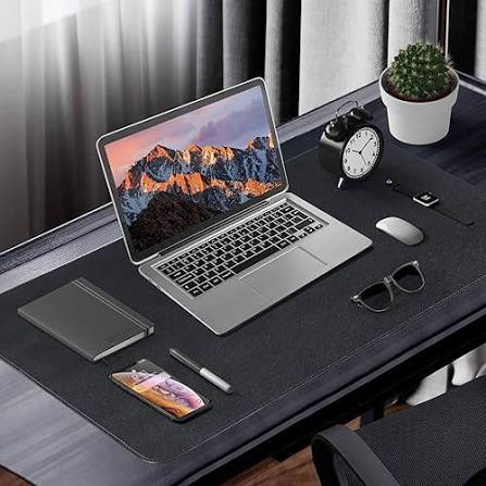 EMINTA DESK MAT (BLACK, BLUE)